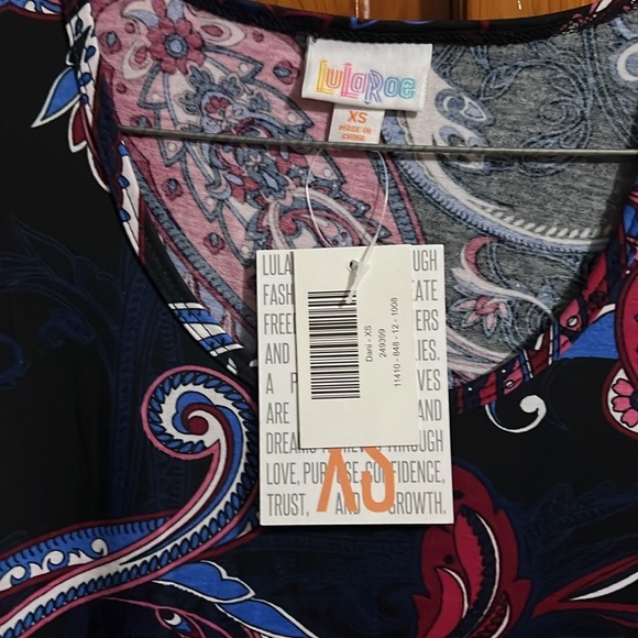 #406 Lularoe Dani sleeveless maxi dress XS NWT - Picture 2 of 3